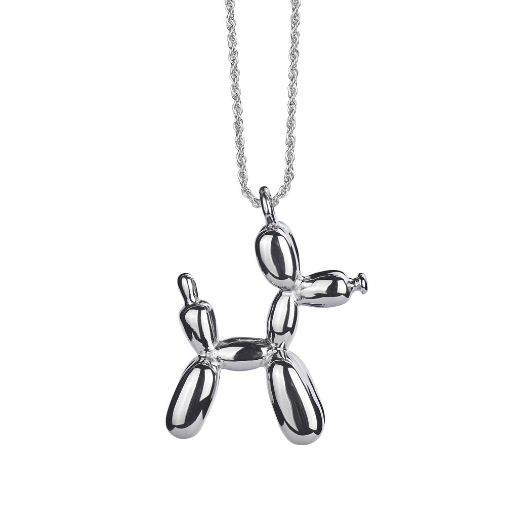 Balloon Dog Pendant Necklace