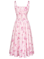 Spaghetti-Strap Floral Print Dress