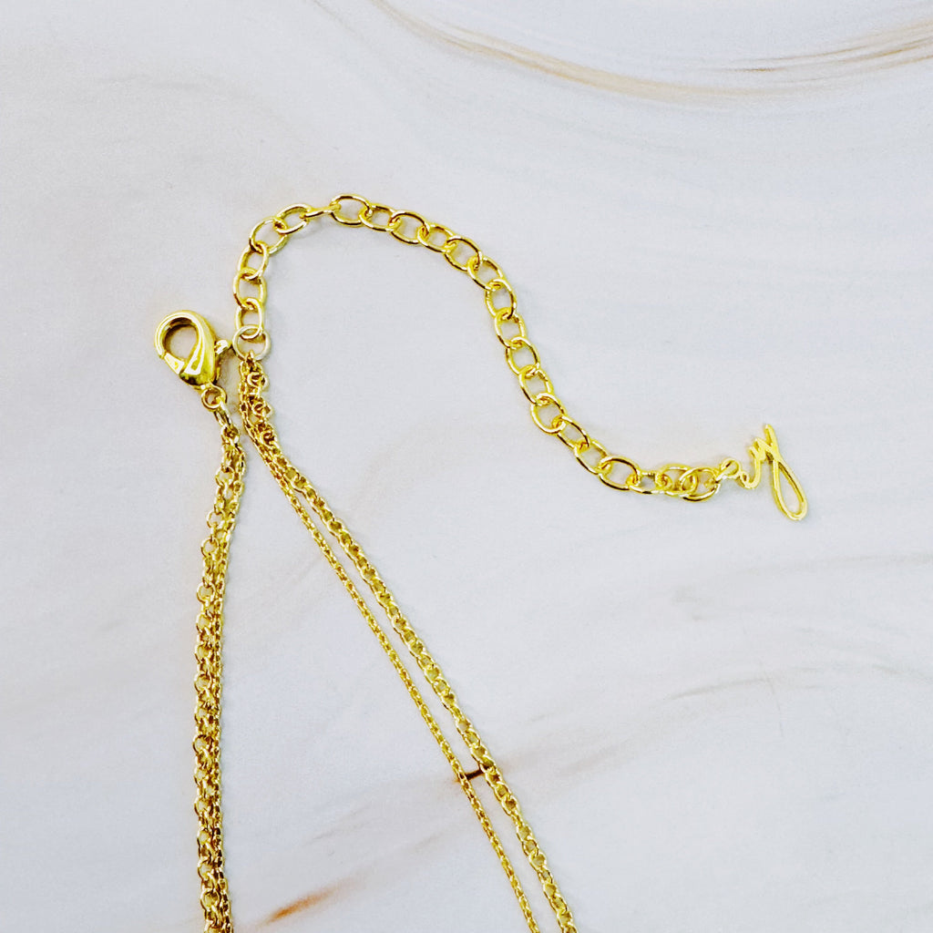 Cross And Coin Layered Necklace | Christian Jewelry