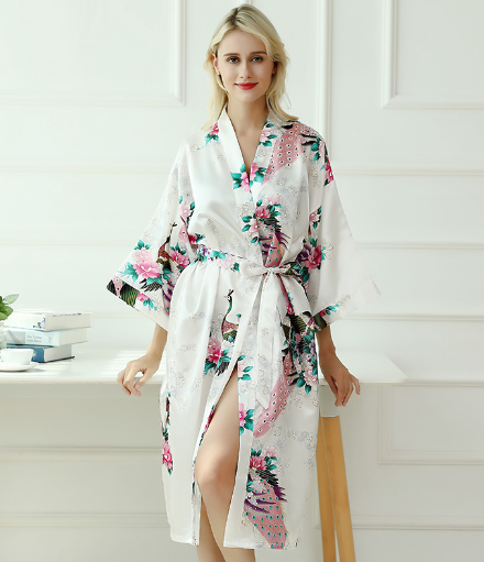 Silk Robe for Women - Homewear and Sleepwear