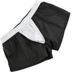 Men's Green Cotton Arrow Shorts / Swim Trunks