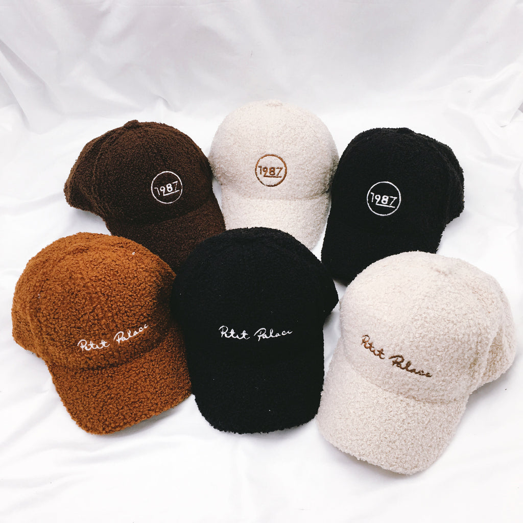 Children's Fleece Teddy Cap with Embroidery for Kids | Embroidered Cap