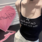 Lightweight Y2K Women's Padded Spaghetti Strap Tank Tops