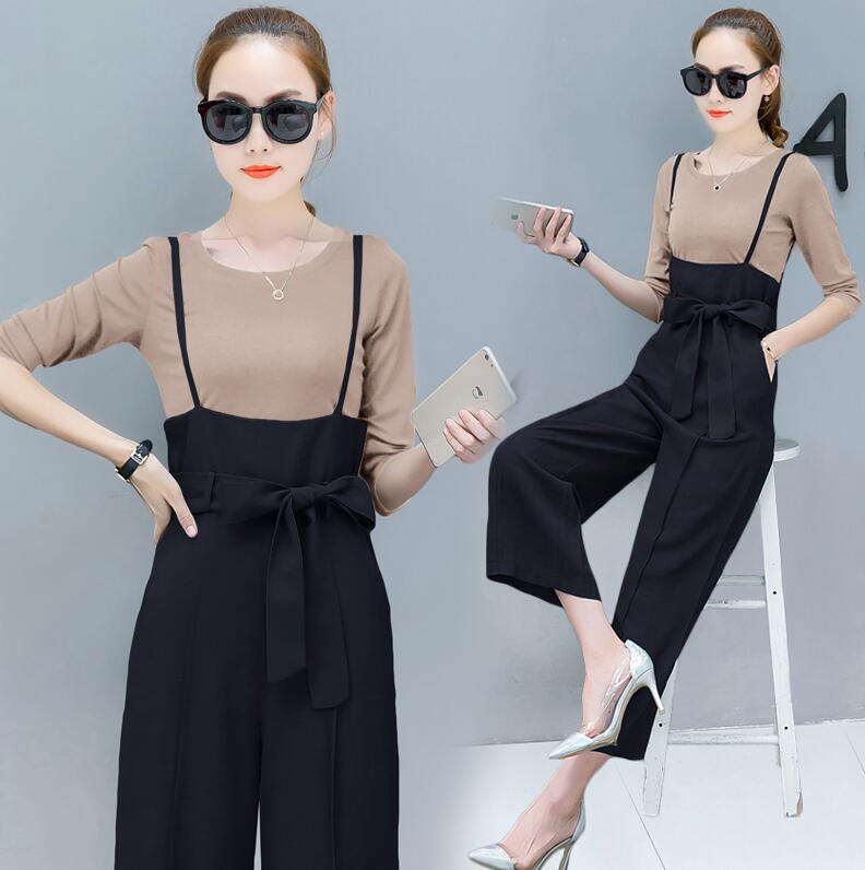 Lace-Trim Camisole and Wide-Leg Pants Set