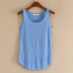 Summer Women’s Bamboo Cotton Tank Top - Slim Fit