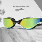 Mirrored Anti-Fog Racing Swim Goggles