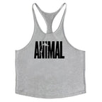 Men's Muscle Tank Top with Round Hem for Gym Workouts