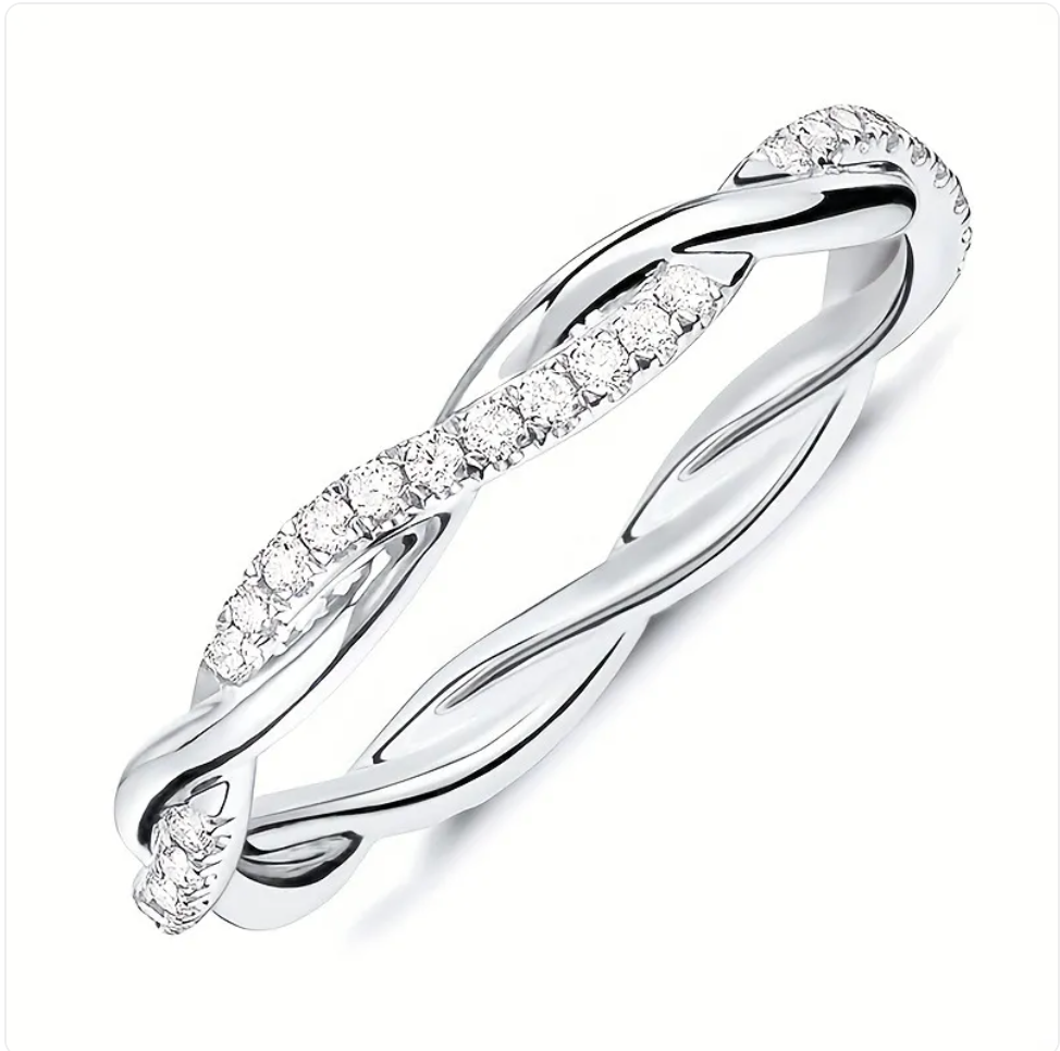 Women's Twisted Rope Ring