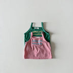 INS Style Baby Cotton Comfortable Letter Camisole