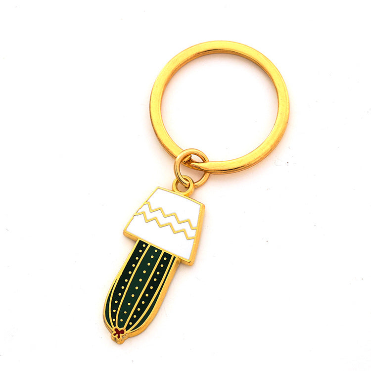 Cactus Plant Keychain and Keyring Accessory | Accessory