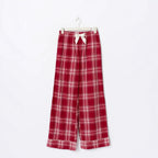 Women's Casual Plaid Bow Tie Camisole Set