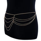 Gold Tassel Waist Body Chain