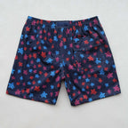 High Quality Multicolor Turtles 4-Way Stretch Board Shorts