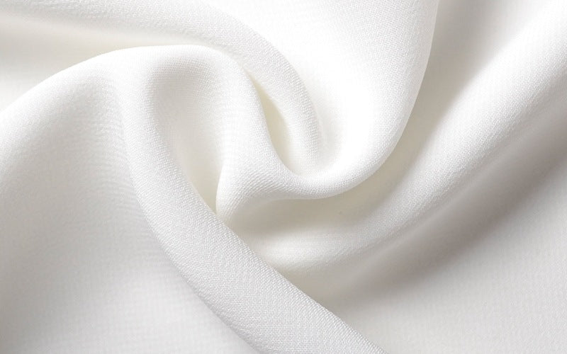 Women's White Off-Shoulder Ruffle Chiffon Cover-Up Top