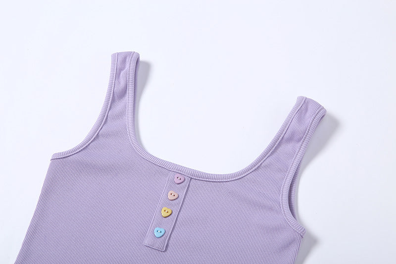 Women's Solid U-Neck Crop Top for Autumn Fashion