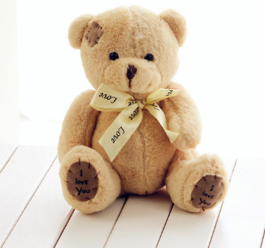 Cute Patch Teddy Bear Plush Toy Doll | Home Decor