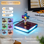 Floating Magnetic Cross Bible Lamp | Christian Home Decor