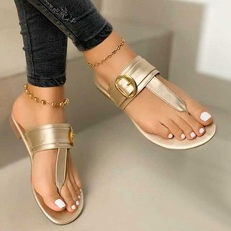 2020 Women's Summer Flat Thong Sandals - Stylish Comfort