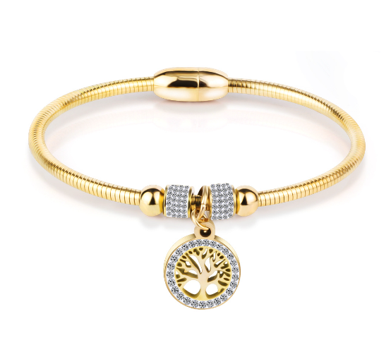 Tree of Life Cross Bracelet