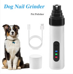 Electric Pet Nail Grinder Rechargeable Quiet Dog and Cat Nail Trimmer, USB Cordless Painless Paw Grooming Polisher for Small Medium Large Pets