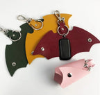 PU Leather Funny Bat Keychains | Accessory