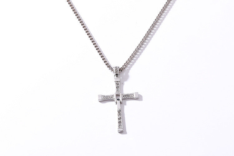 High-Quality Cross Pendant Necklace for Men