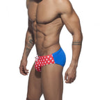 Men's Star Print Swim Briefs