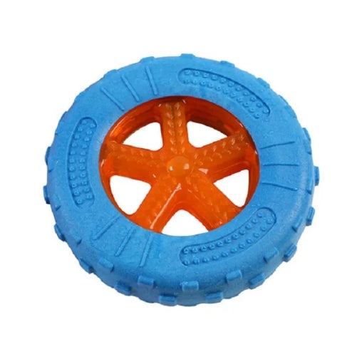 Durable Rubber Dog Chew Toy, Freezable Teeth-Cleaning Treat Toy for Aggressive Chewers, Non-Toxic Interactive Fetch Toy for Medium & Large Dogs