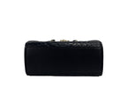Michael Kors Hamilton XS Black Snake Satchel Bag