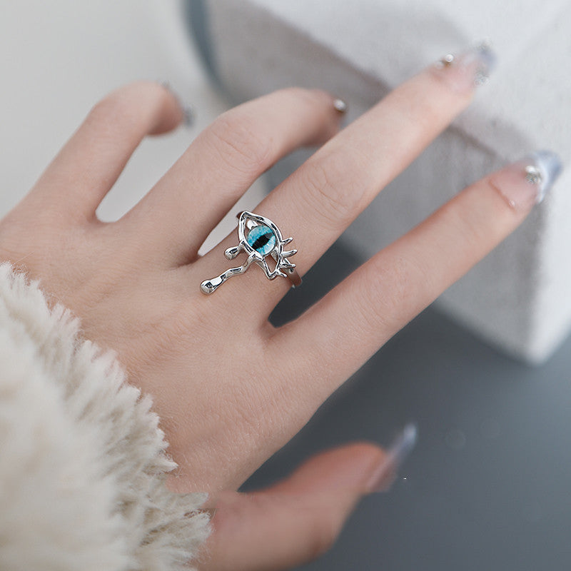 Devil's Eye Adjustable Ring