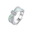 Crossover Crystal Ring