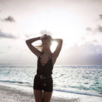 Hand-Crocheted Summer Knit Cover-Up for Sun Protection