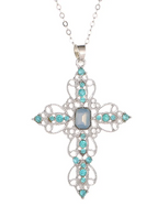 Classic Filigree Cross Necklace