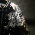 Men's Double-Sided Embroidered Jacket with Four Gods