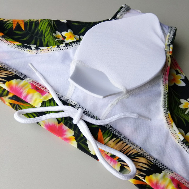 Men's Tropical Floral Swim Briefs