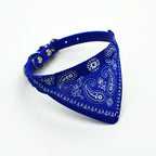 Adjustable Pet Bandana Collar, Paisley Triangle Scarf Neckerchief for Dogs and Cats, Cute Washable Bib Collar in Multiple Colors