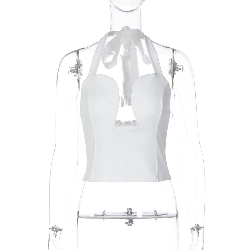 Double-layer Halter Top