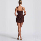 Tube Top Strap Mini Bodycon Dress