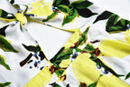 Women's Mango Print Strappy Bow Tie Jumpsuit Shorts