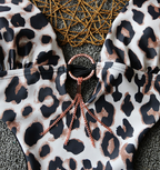Leopard Print Cutout One-Piece Swimsuit