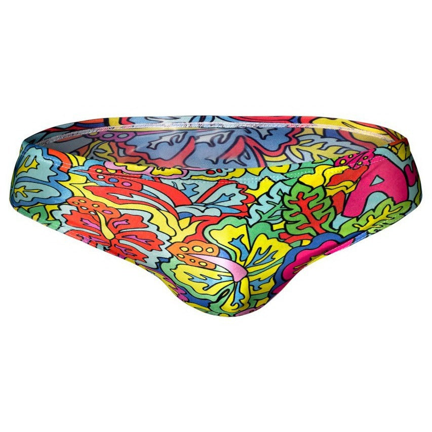 Men's Colorful Abstract Floral Swim Briefs