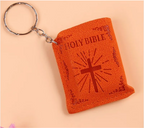 Mini Holy Bible Keychain - Christian Faith Accessory