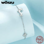 Silver Dachshund Dog Charm Bracelet for Women