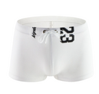 Men's Square-Leg Swim Boxer Trunks