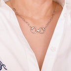 Equestrian Horsebit Chain Necklace