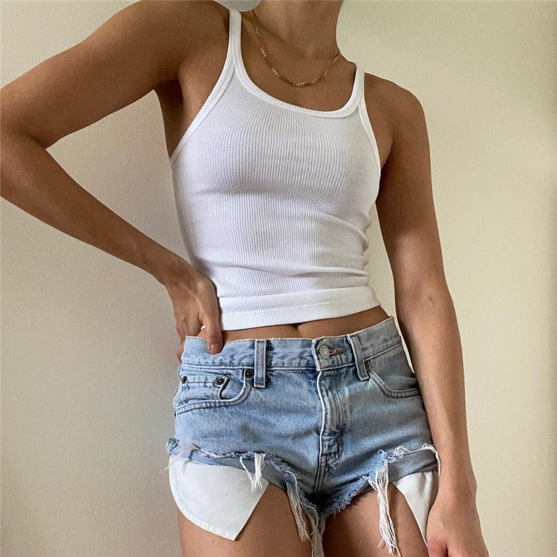 Women's U-Neck Slim Camisole Tank Top