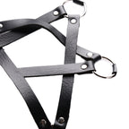 PU Leather Star Punk Bralette and Accessories Set
