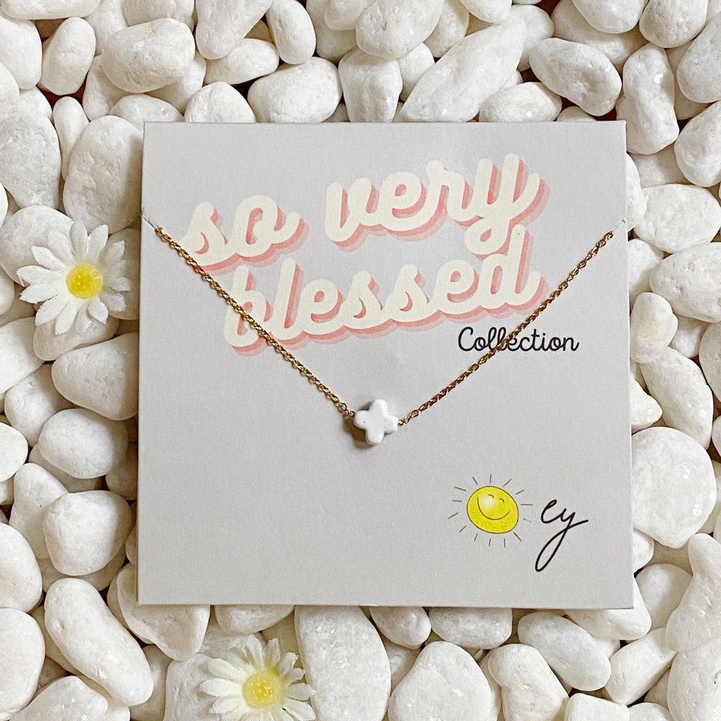 So Very Blessed Cross Necklace | Christian Jewelry