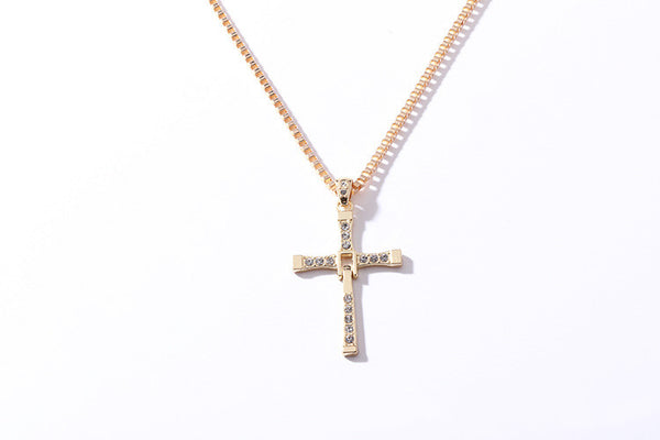 High-Quality Cross Pendant Necklace for Men
