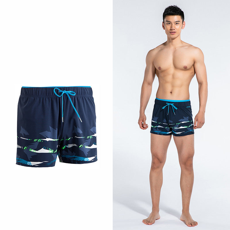 Men's Loose Fit Square-Cut Swim Trunks